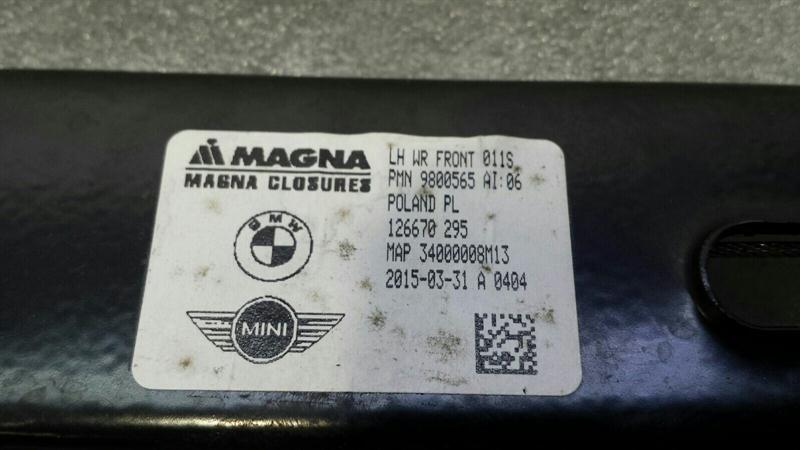 Mini Countryman R60 Left Front Door Winder 9800565 Window Regulator Front Left
