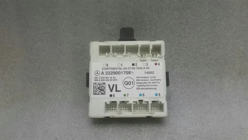 Mercedes C Class W205 FLH Door Module A2229001708 Door Control Unit Front Left.