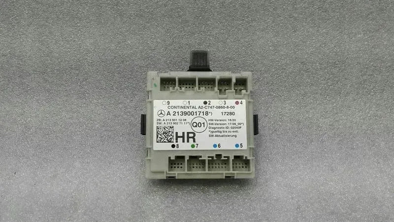 Mercedes E Class W213 RRH Door Module A2139001718 Door Control Unit Rear Right