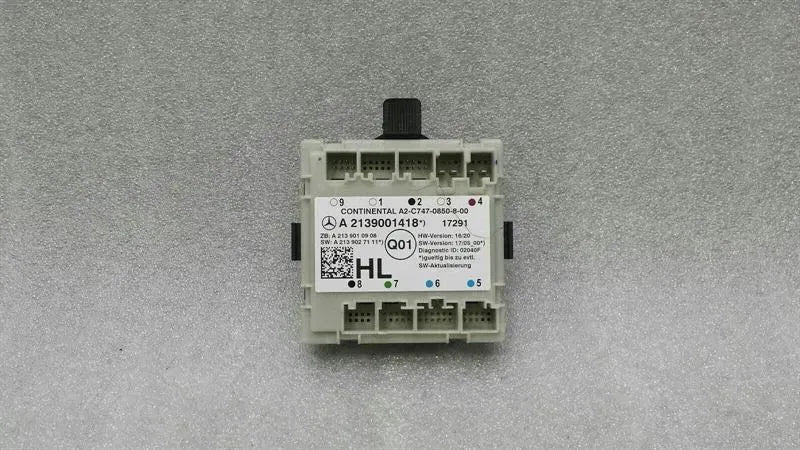 Mercedes E Class W213 RLH Door Module A2139001418 Door Control Unit Rear Left