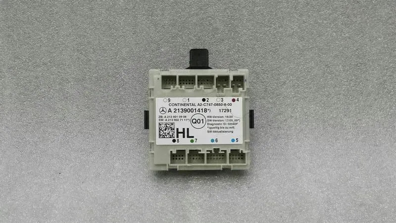 Mercedes E Class W213 RLH Door Module A2139001418 Door Control Unit Rear Left