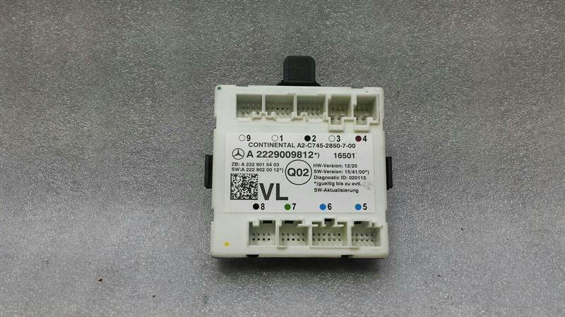 Mercedes C Class W205 Left Door Module A2229009812 Door Control Unit Left.
