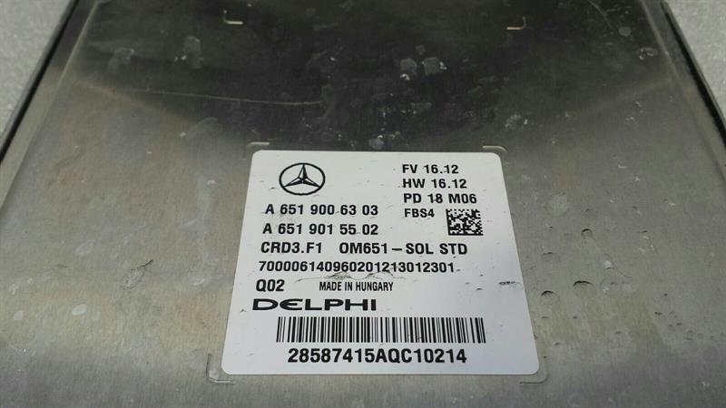 MERCEDES GLA X156 Engine ECU A6519006303 Engine Control Unit OM651 SET KIT