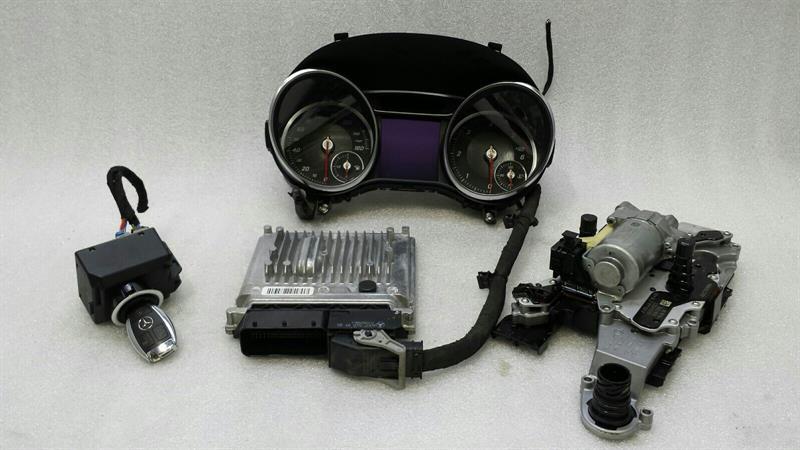 MERCEDES GLA X156 Engine ECU A6519006303 Engine Control Unit OM651 SET KIT
