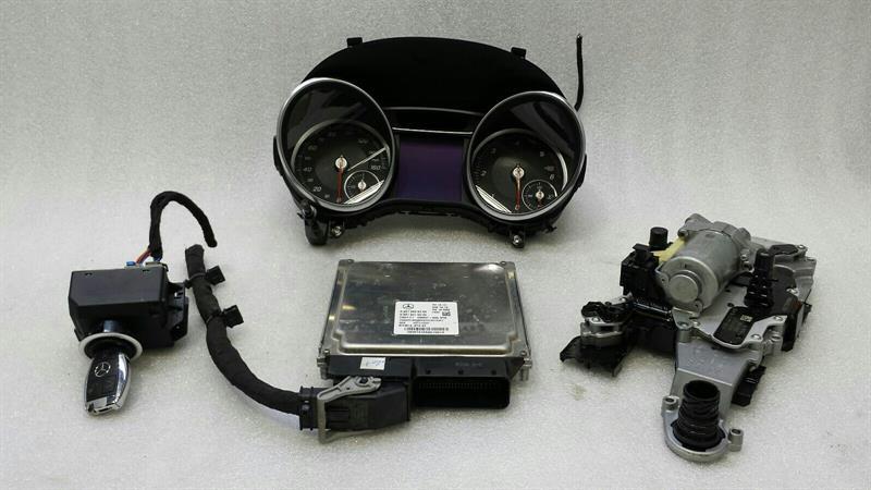 MERCEDES GLA X156 Engine ECU A6519006303 Engine Control Unit OM651 SET KIT