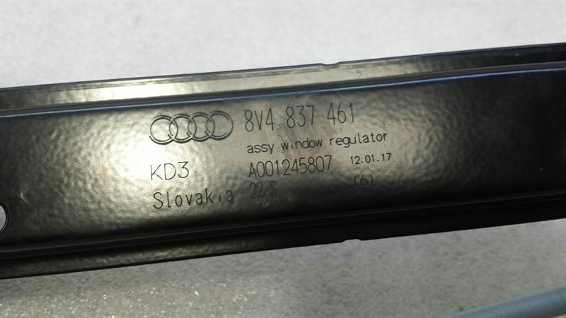 Audi A3 8V Facelift Left Front Door Winder 8V4837461 Window Regulator Front Left