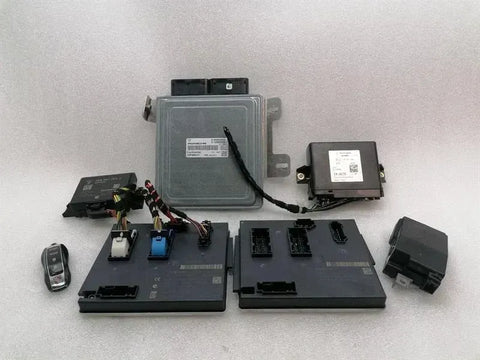 Porsche Cayman 718 Boxster Engine ECU 982907309D Engine Control Unit Set 2.0 Turbo