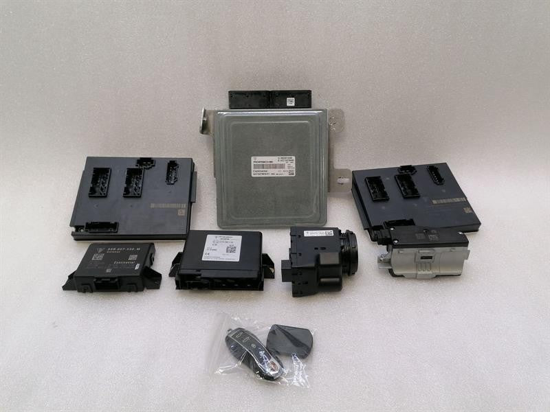 Porsche Boxster 718 engine ECU SET 982907309E engine control unit DNY 2.0 turbo VTS