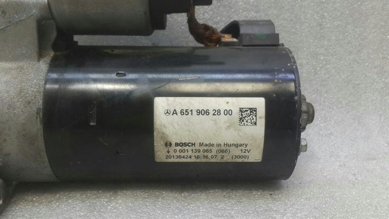 Mercedes ML W166 starter engine A6519062800 starter OM651 diesel 2.1 ML250 CDI