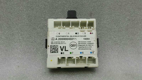 Mercedes GLC X253 FLH door module A2059004021 door control unit front left