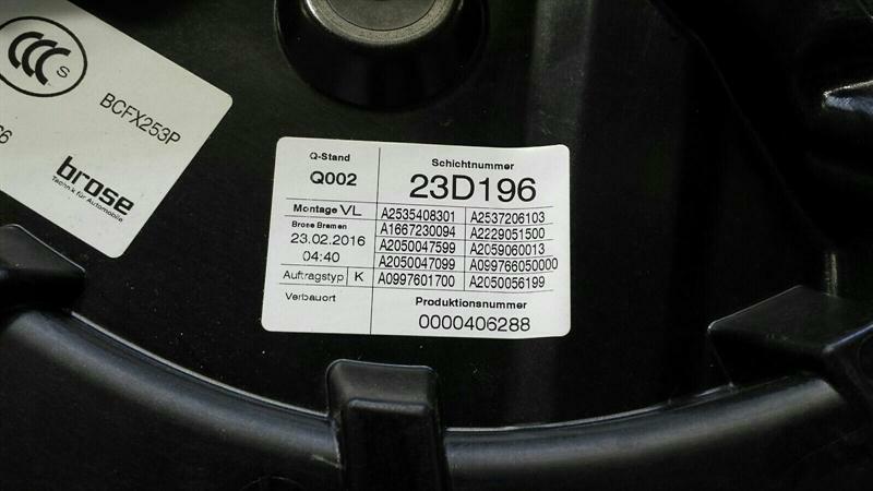 Mercedes GLC X253 Left Front Door Winder A2537206303 Window Regulator Front Left
