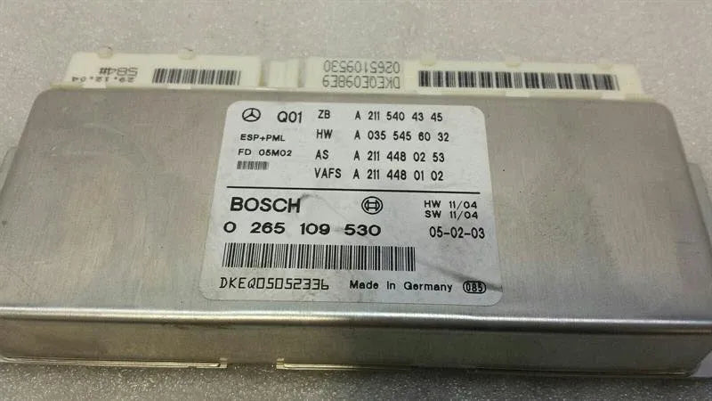 Mercedes E Class W211 ESP PML Module A2115404345 ECU -
