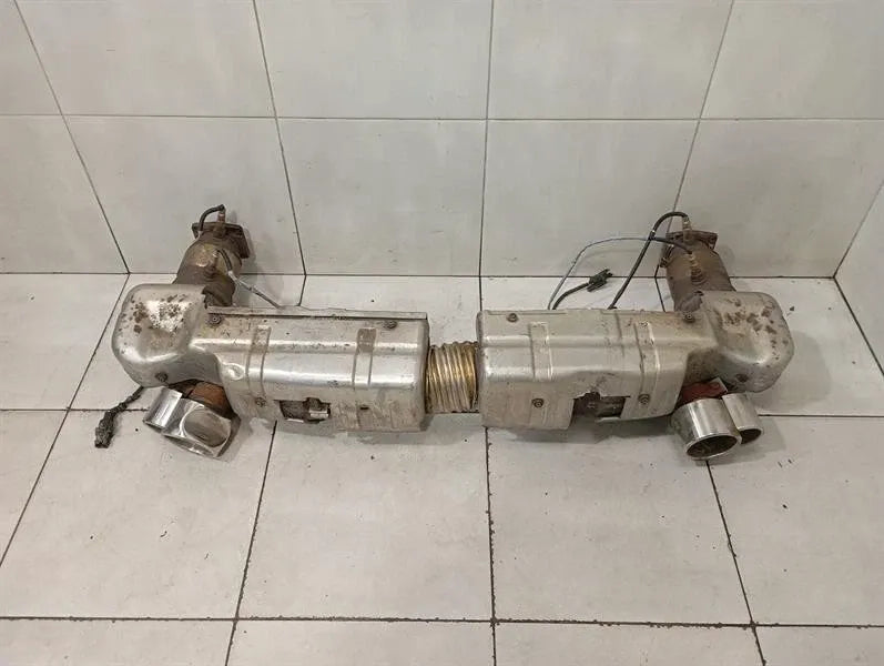 Porsche 911 996 exhaust 99611102775 turbo defects exhaust silencer-