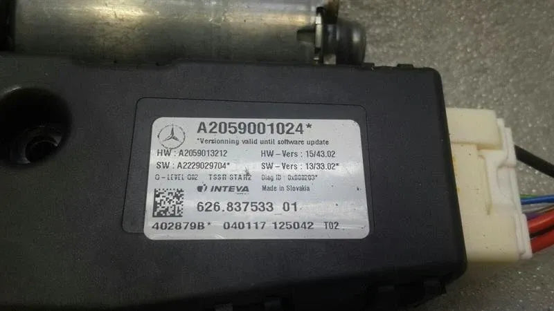 Mercedes C Class W205 Sun Roof Engine A2059001024 Sunroof Motor -
