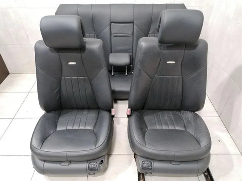 MERCEDES S55 AMG W220 SEATS AMG SEATS INTERIOR BLACK LEATHER MASSAGE COOLED-