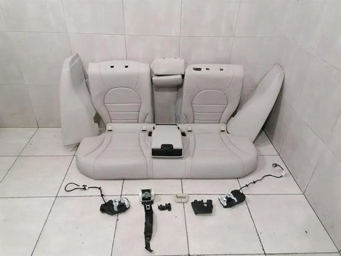 Mercedes C Class W205 Rear Seats Set A2059200761 7M97 Greige Rear Seat Set-