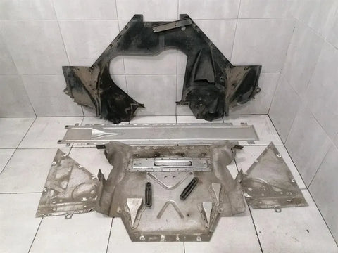 Audi R8 Type 42 V10 5.2 Spyder Undertray Set 420825205G Underbody Trim -