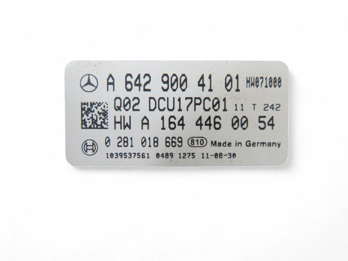 A6429004101 A6429006601 A6429005401 A6429000801 A6429009800 A6429009000 A6429007400 AdBlue control unit MERCEDES-BENZ GL-CLASS (X164) (2006-2012)
