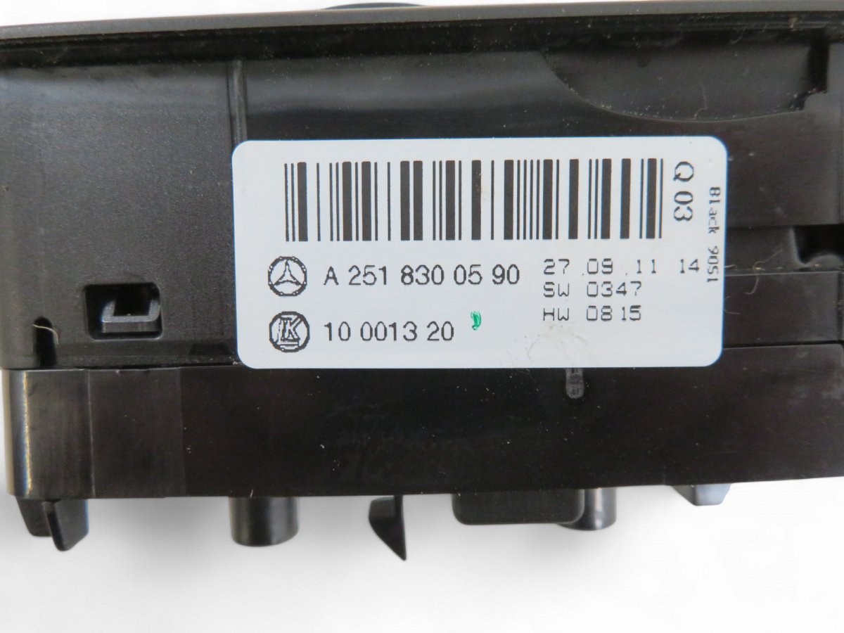 A2518300590 A25183005909051 Main windows switch MERCEDES-BENZ GL-CLASS (X164) (2006-2012)
