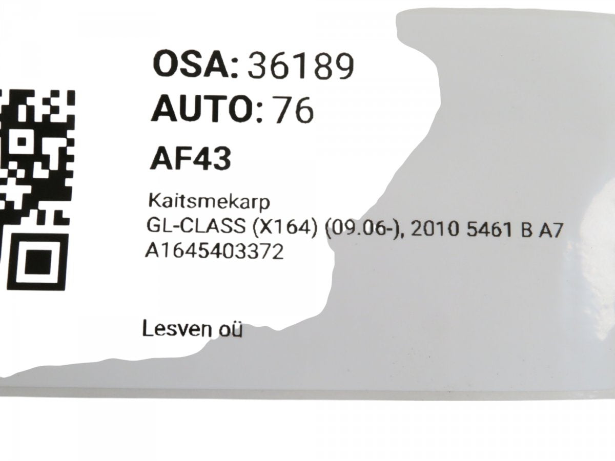 A1645403372 A1649820423 Fuse box MERCEDES-BENZ GL-CLASS (X164) (2006-2012)