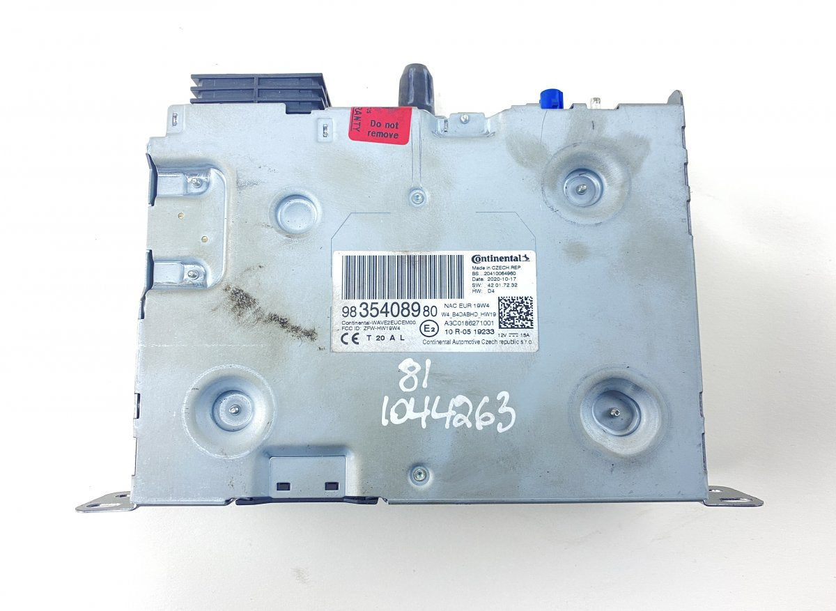 A3C0186271001 Radio PEUGEOT 508 II (F3_, FB_, FH_) (09.18-)