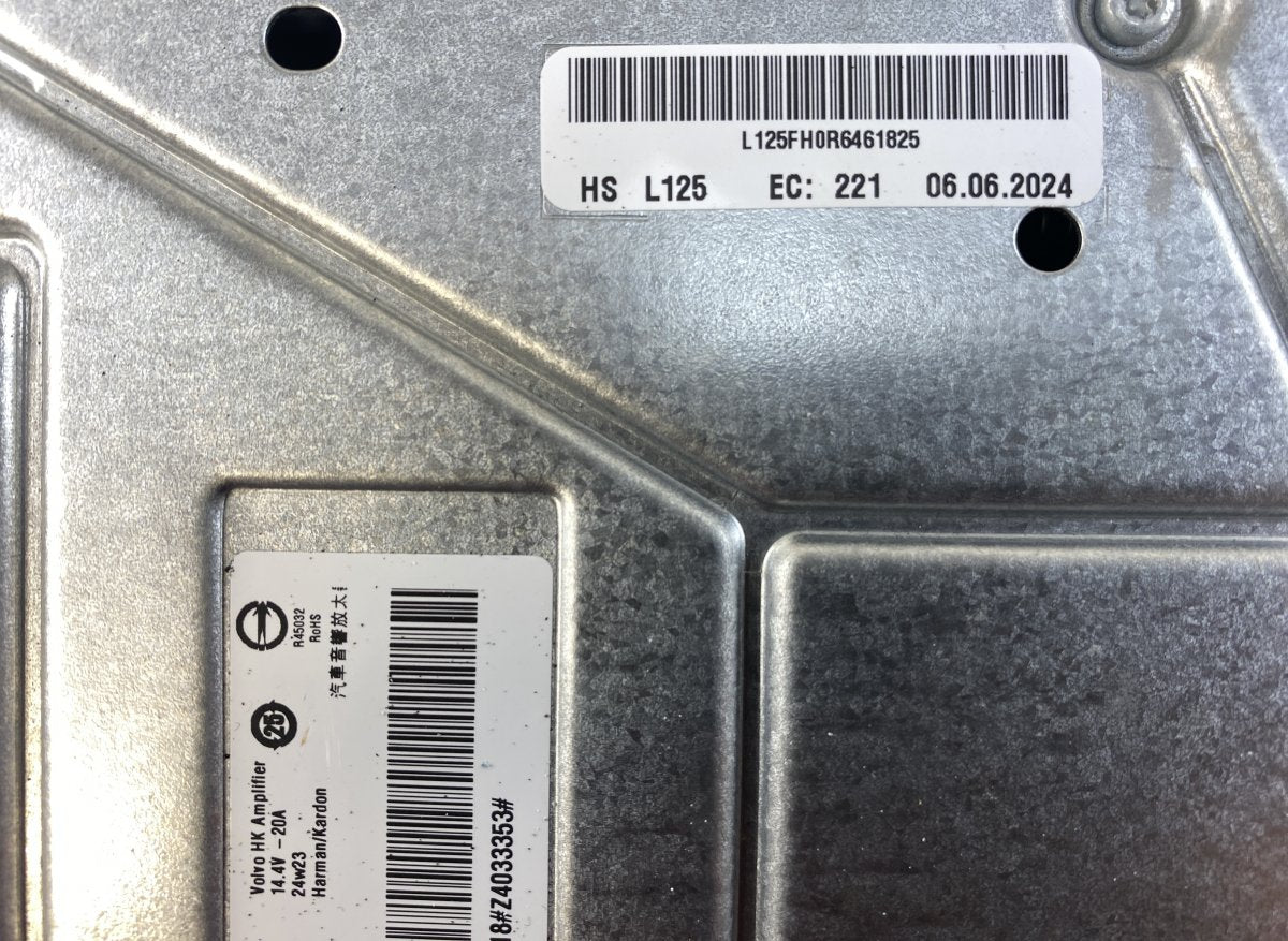 36013039 Audio amplifier VOLVO XC40 (536) (10.17-)