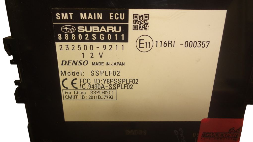 232500-9211 Control units, other SUBARU FORESTER (SJ) (2013-2018)