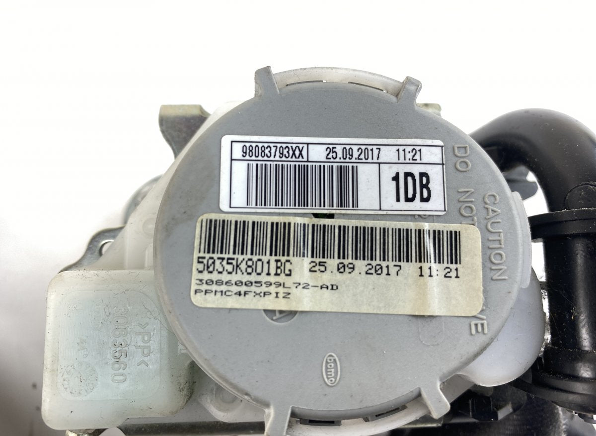 98083793XX Seat Belt Front Right PEUGEOT EXPERT / TRAVELLER (2016-)