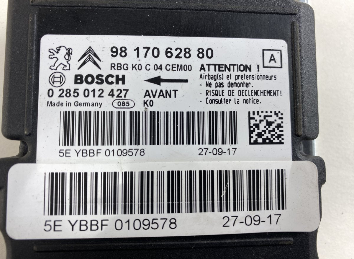 0285012427 Airbag Control Unit PEUGEOT EXPERT / TRAVELLER (2016-)