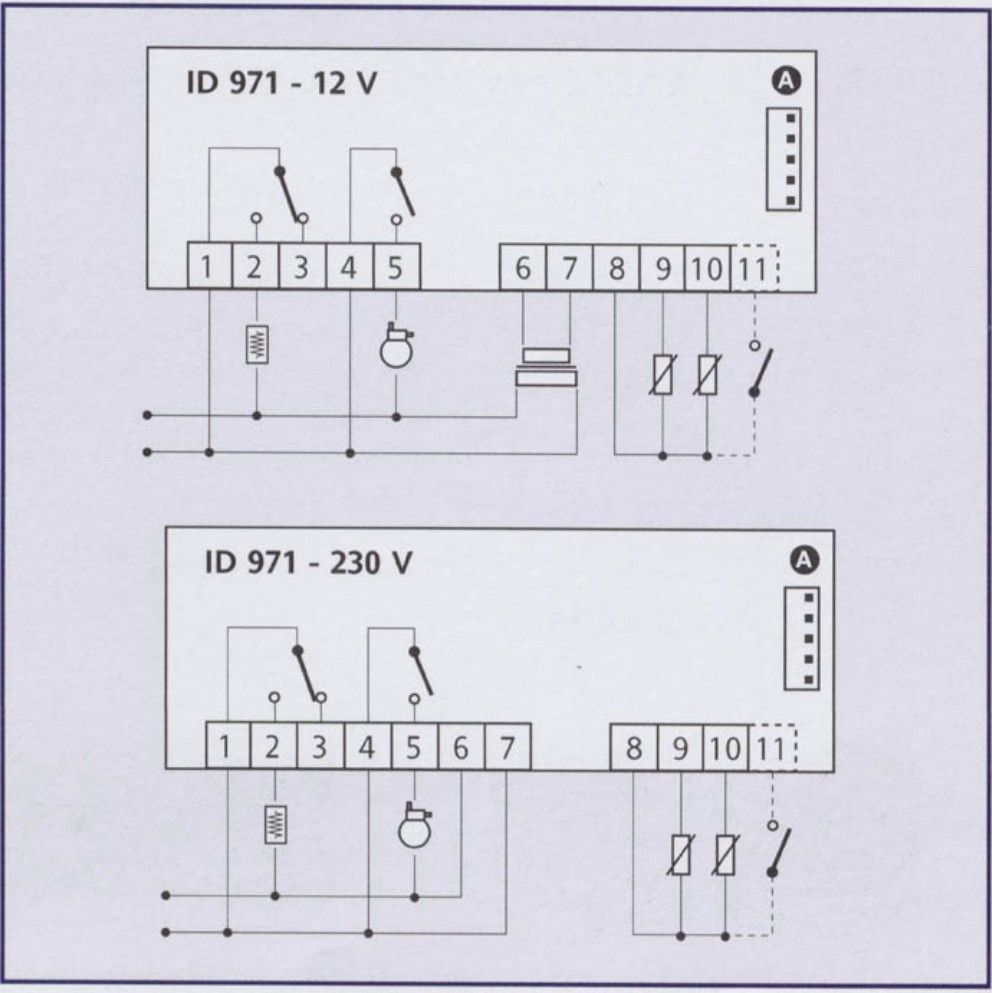 ID971 Heater control panel RENAULT MASTER II (FD, JD) (1998-2010)