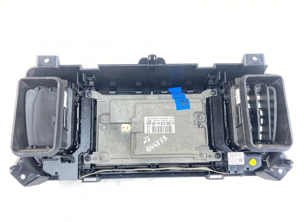 A3C00647400 A2C96215901 A2C14804001 A3C0064740101 Dash screen PEUGEOT EXPERT / TRAVELLER (2016-)