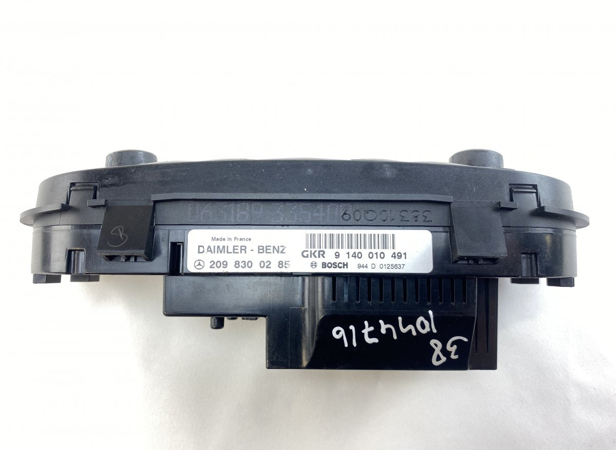 9140010484 9140010401 Heater control panel MERCEDES-BENZ CLK (C209) (2002-2010)