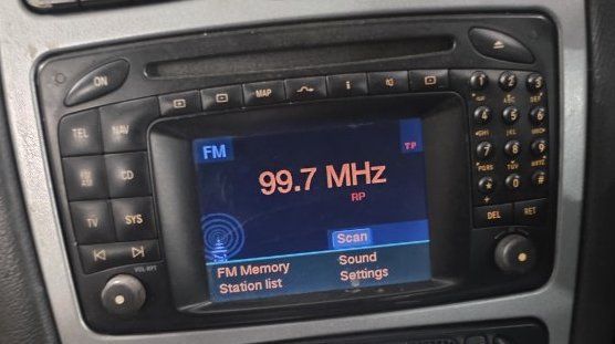 7612001530 Radio MERCEDES-BENZ CLK (C209) (2002-2010)