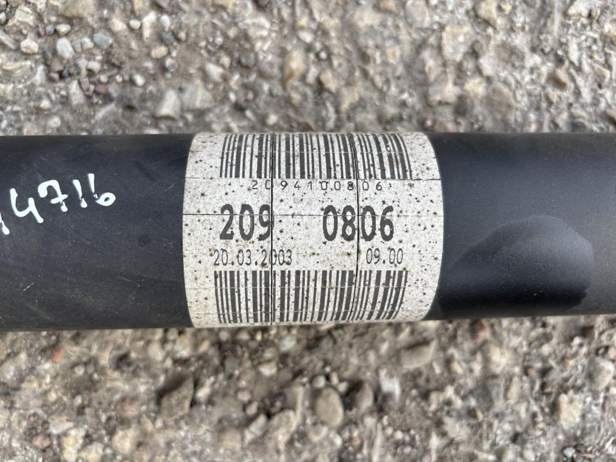 A2094100806 Propeller Shaft Complete MERCEDES-BENZ CLK (C209) (2002-2010)