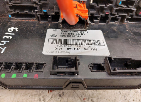 Fuse box MERCEDES-BENZ E-CLASS (W211) (2002-2009)
