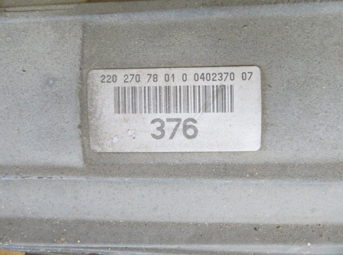 A2202707801 2202707801 A2202707901 722901 722.901 72290100402370 Gearbox MERCEDES-BENZ SL-CLASS (R230) (2001-2012)
