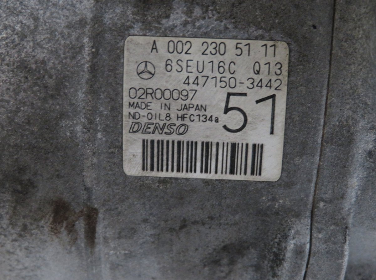 A0022305111 0022305111 A0012300211 0012300211 AC / aircon Compressor MERCEDES-BENZ SL-CLASS (R230) (2001-2012)