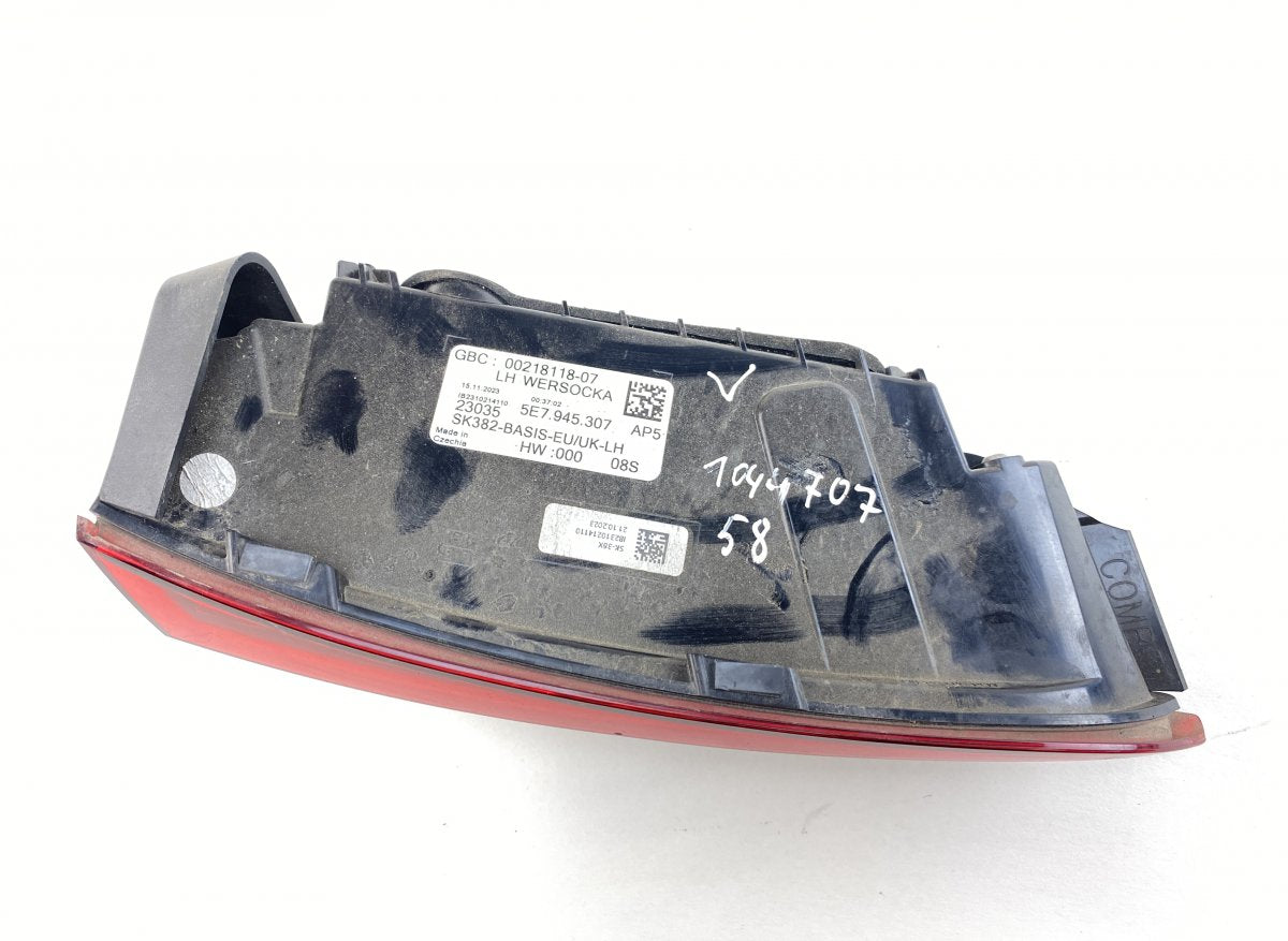 5E7945307 Inner tail light, left SKODA OCTAVIA IV (NX, NN) (2019-)