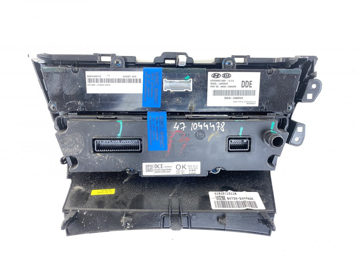 97250D4870WK Heater control panel KIA OPTIMA IV (JF) (2015-2020)