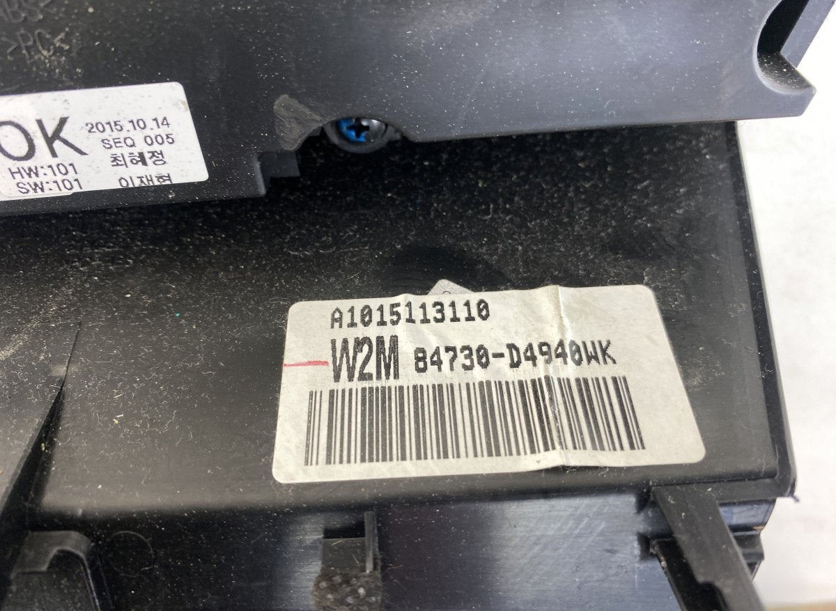97250D4870WK Heater control panel KIA OPTIMA IV (JF) (2015-2020)