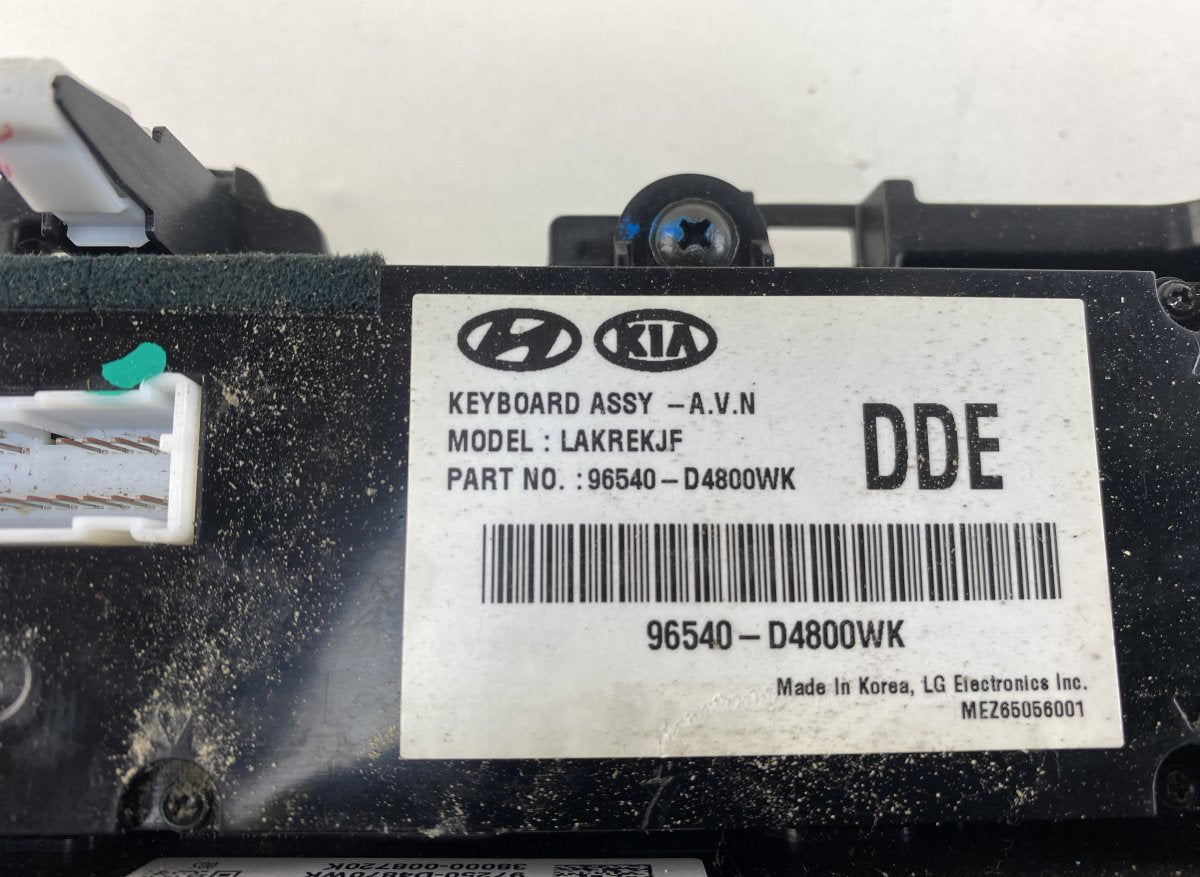97250D4870WK Heater control panel KIA OPTIMA IV (JF) (2015-2020)