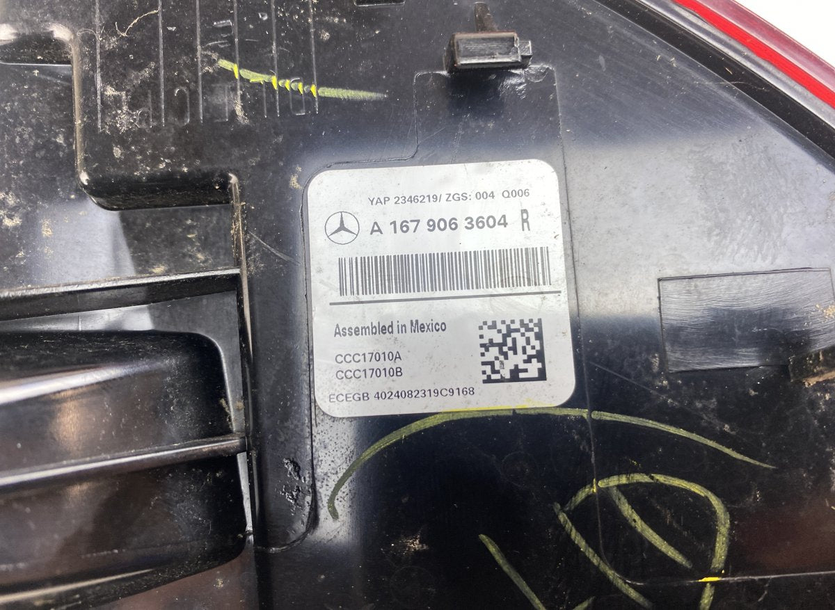 A1679060607 Tail light, right MERCEDES-BENZ GLE (W167, C167) (2018-)