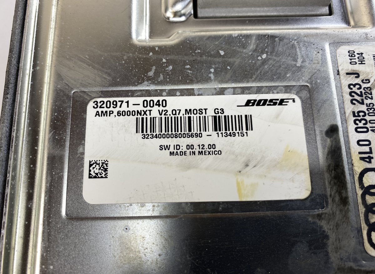 320971-0040 Audio amplifier AUDI Q7 (4L) (2006-2015)
