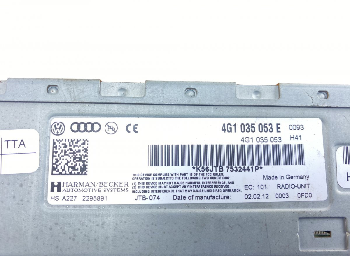 4G1035053E Radio AUDI Q7 (4L) (2006-2015)