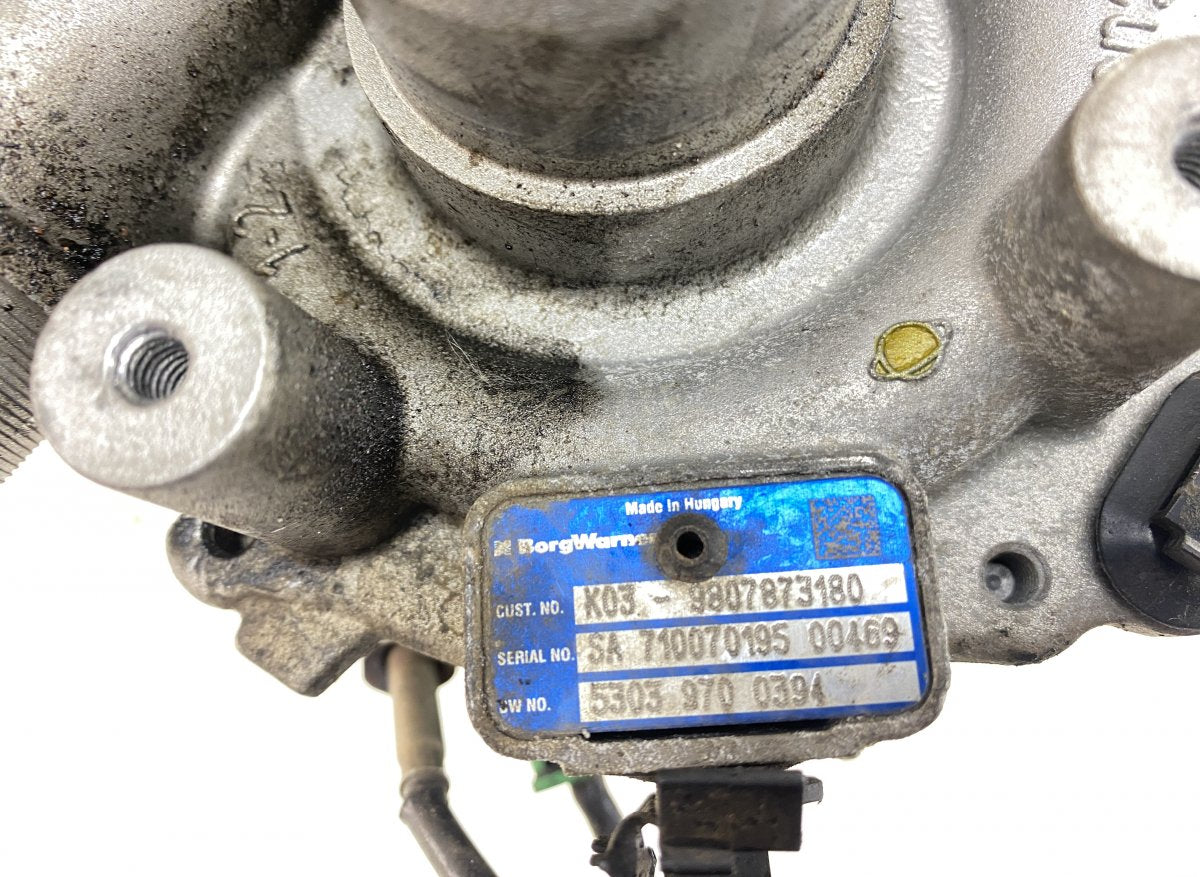 53039700394 53039700634 Turbocharger PEUGEOT EXPERT / TRAVELLER (2016-)