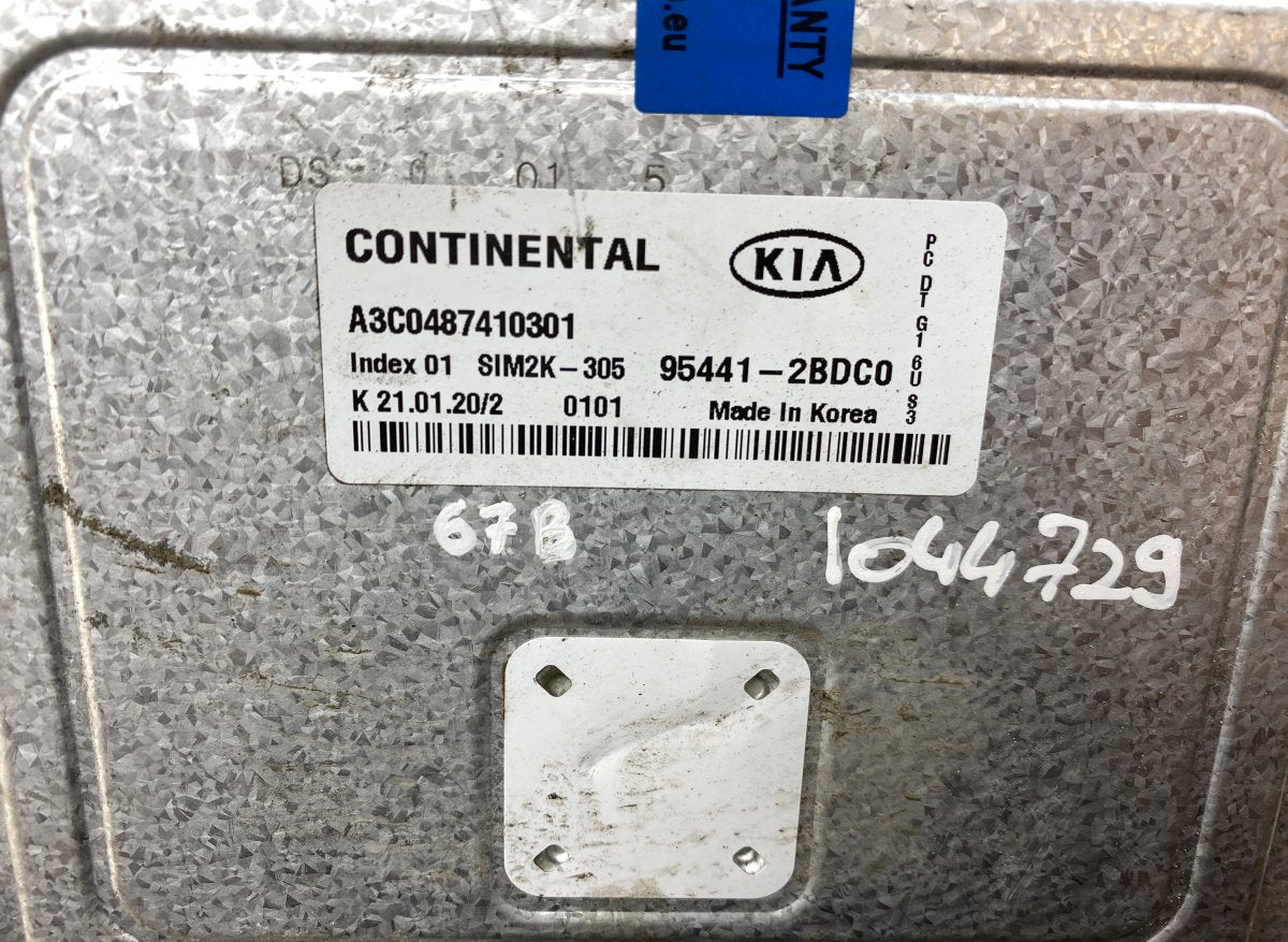 A3C0487410301 Engine Control Unit / module (ECU) KIA CEED III (CD) (2018-)