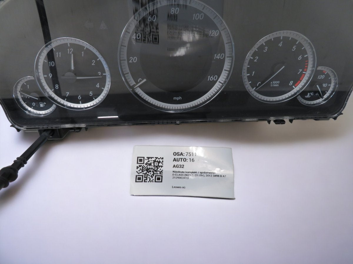 2129003413 A2129003413 Instrument Cluster MERCEDES-BENZ E-CLASS (W212) (2009-2016)