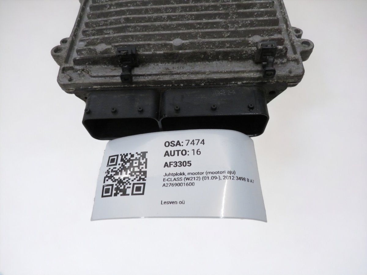 A2769001600 2769001600 Engine Control Unit / module (ECU) MERCEDES-BENZ E-CLASS (W212) (2009-2016)