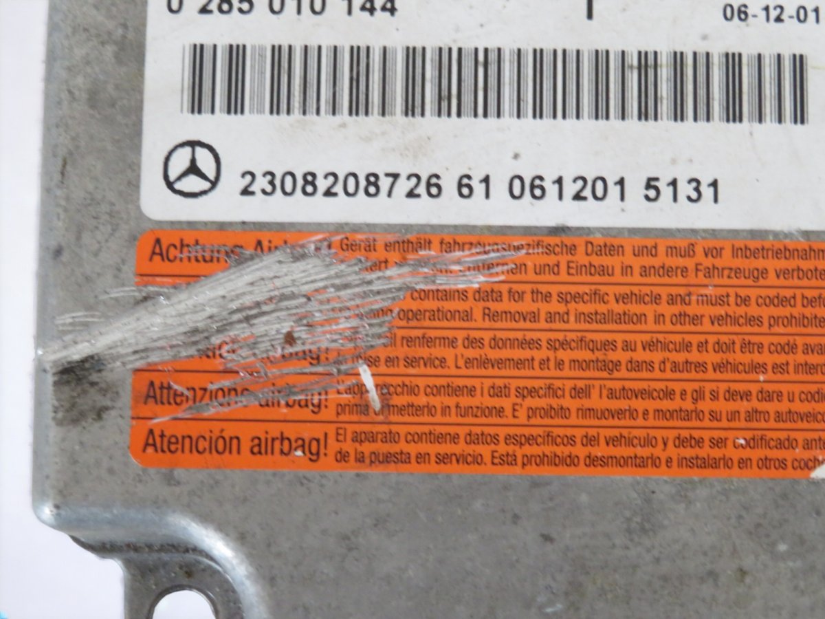 A2308208726 A2308207126 A2308209026 A2308209026 Airbag Control Unit MERCEDES-BENZ SL-CLASS (R230) (2001-2012)