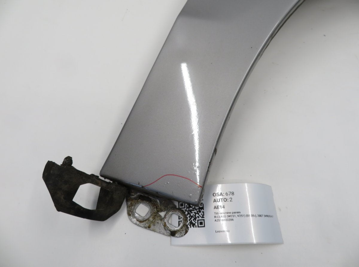 A2518800206 2518800206 Fender Front Right MERCEDES-BENZ R-CLASS (W251) (2006-2013)